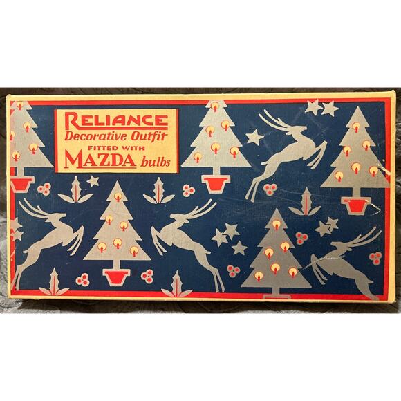 Reliance Decorative Outfit Fitted Christmas Lights, Mazda Bulbs Indoor Outdoor
